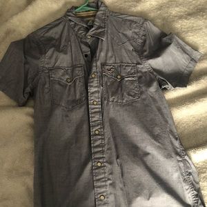 Hollister Men’s medium short sleeve button down